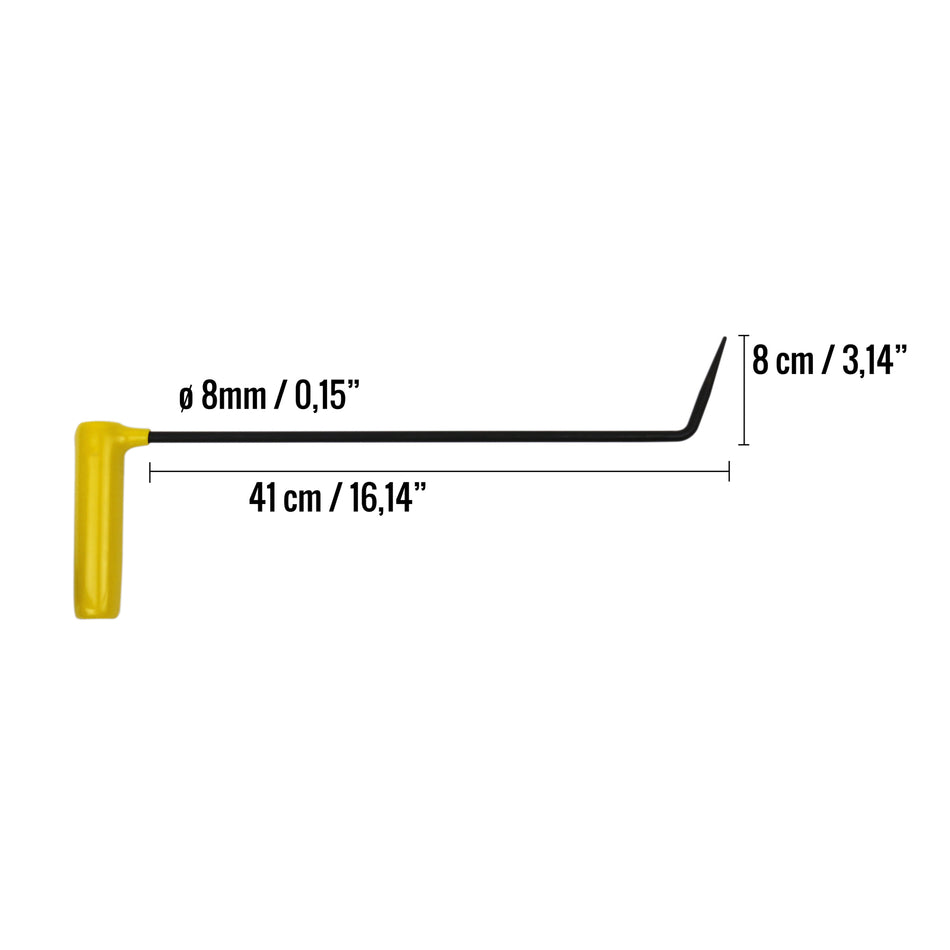 Single Bend Rod Z Shape - with Fine Tip