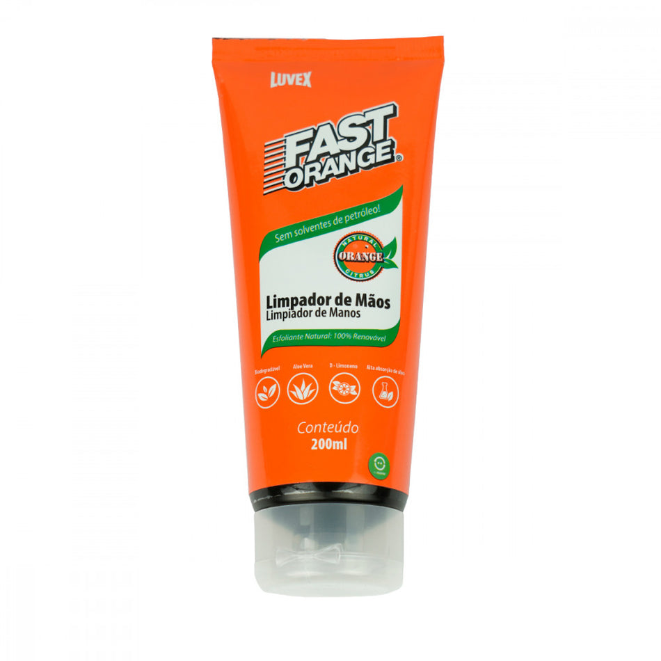 Limpador de Mãos Biodegradável Luvex – Fast Orange