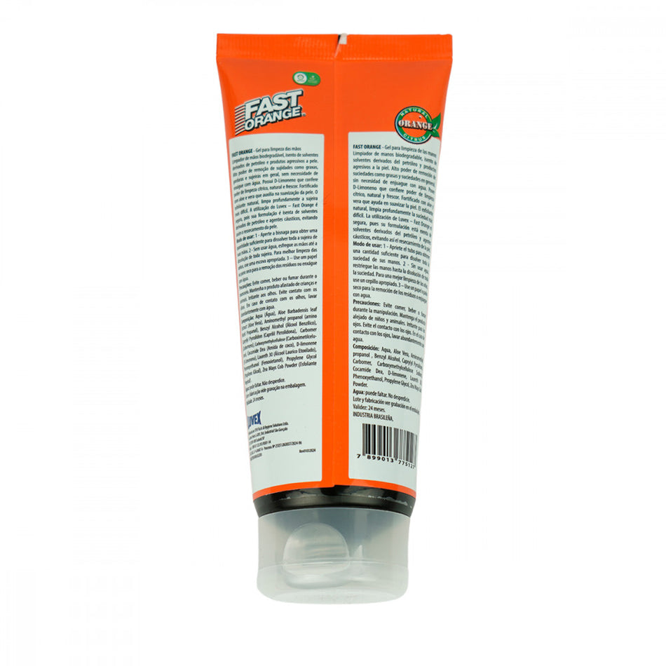 Limpador de Mãos Biodegradável Luvex – Fast Orange