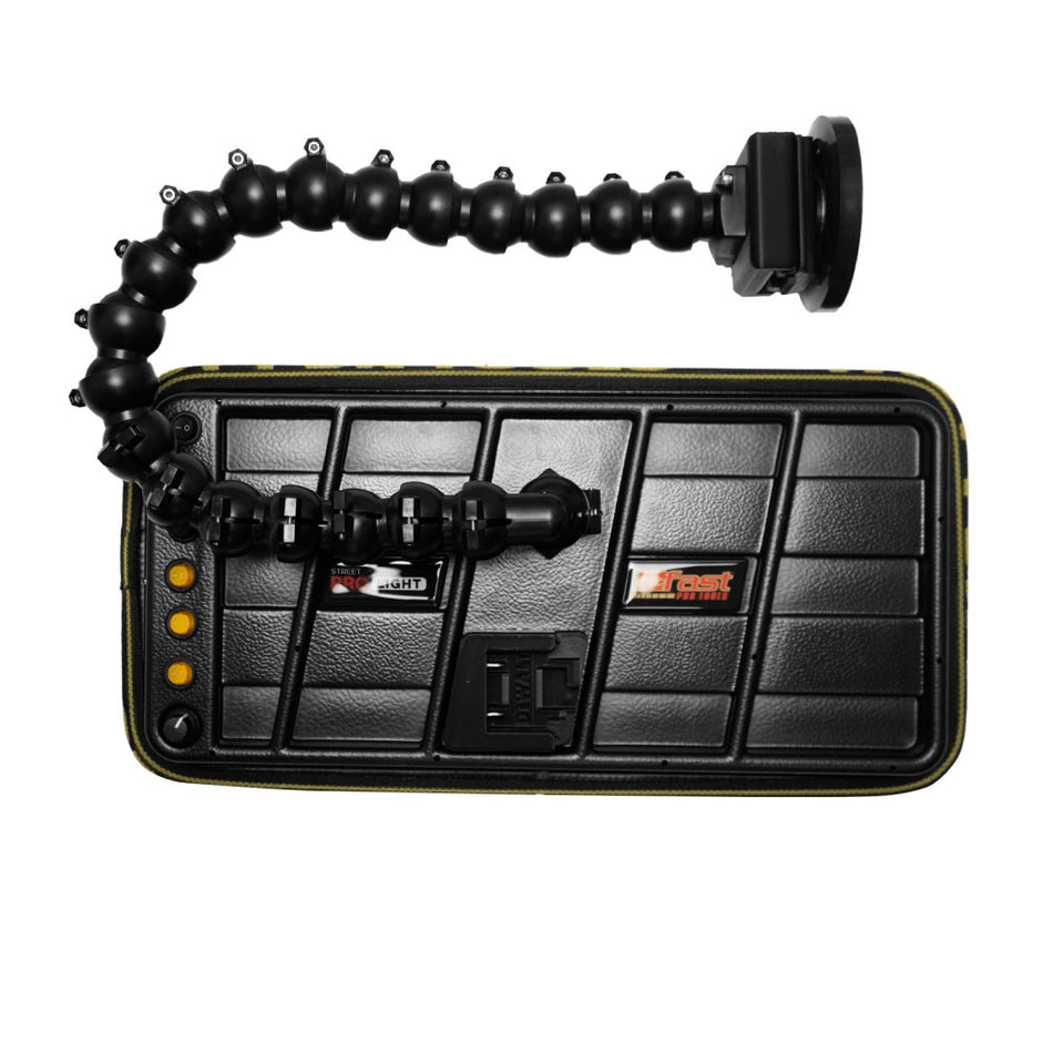 Luminária Street Pro Light 40cm (6 Fitas) - Suporte Embutido Dewalt 12V
