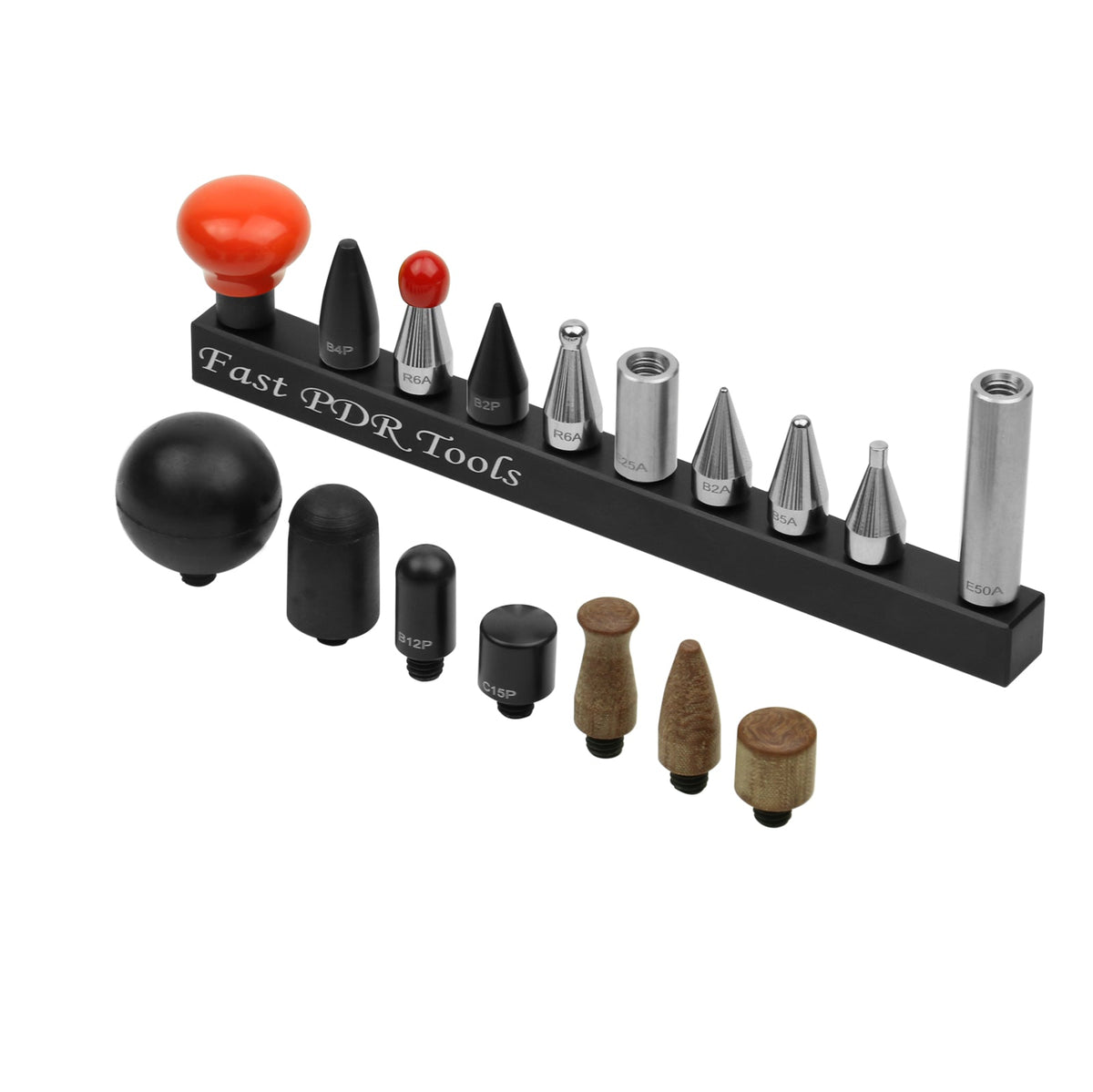 Set 15 threaded tips and 2 extenders - Fast PDR Tools