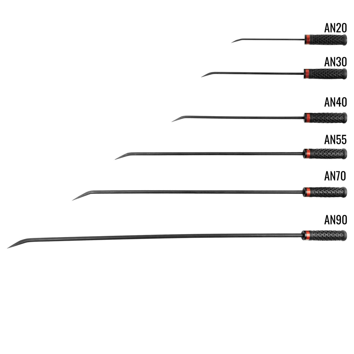 Set AN 6 - Set Rods Black Needles - Fast PDR Tools