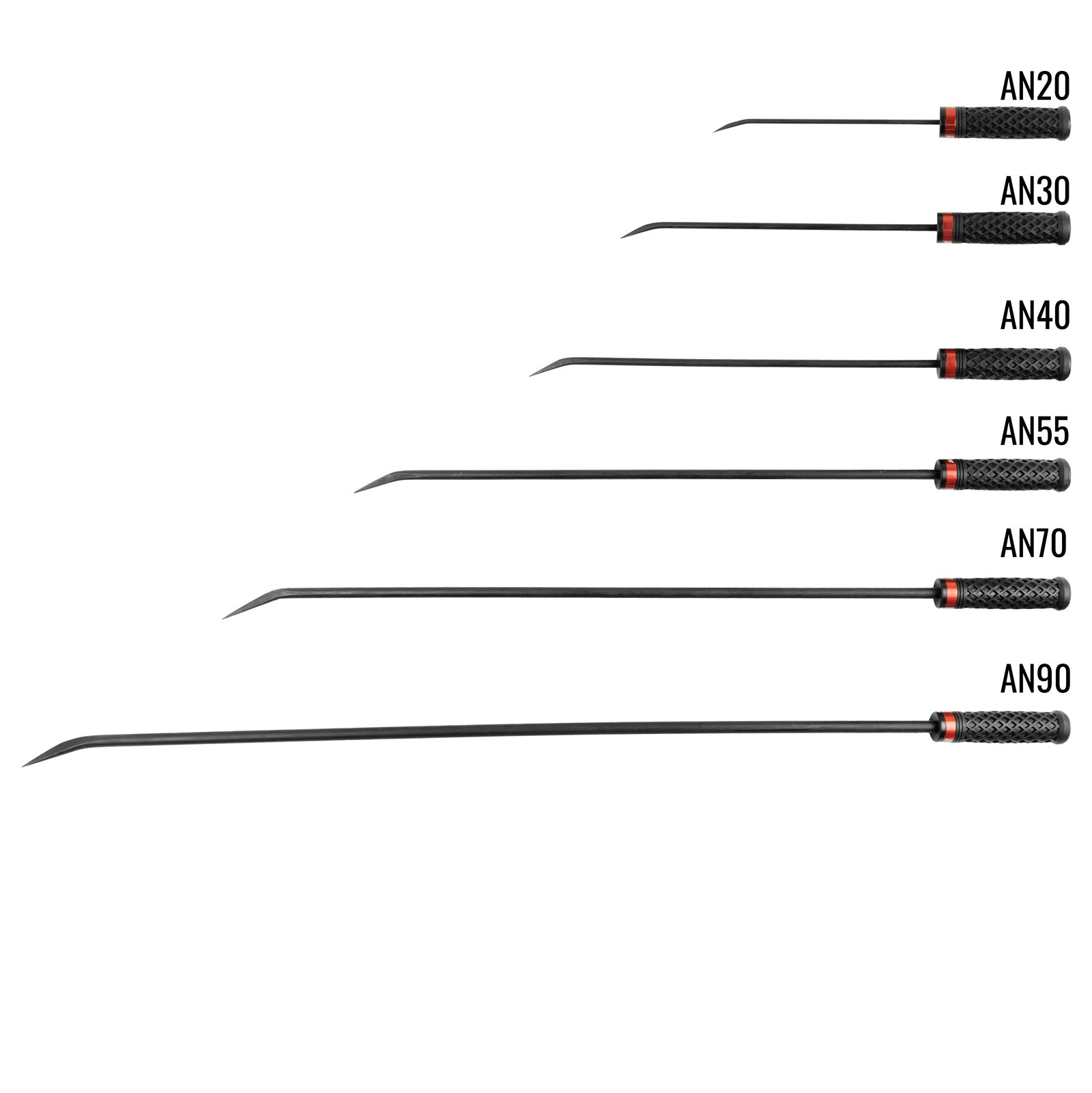 Set AN 6 - Set Rods Black Needles - Fast PDR Tools