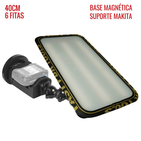 Street PRO Light Lamp (40 cm) – 6 Stripes, Makita12V Support with Magnetic Base - Fast PDR Tools