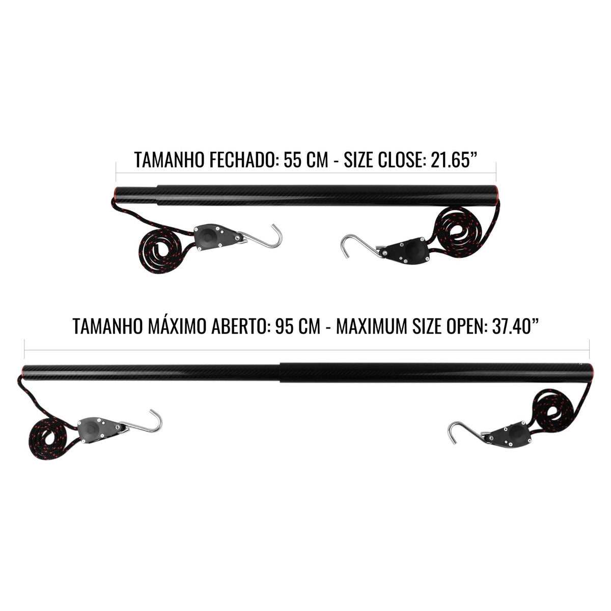 Support for carbon fiber rod - Fast PDR Tools