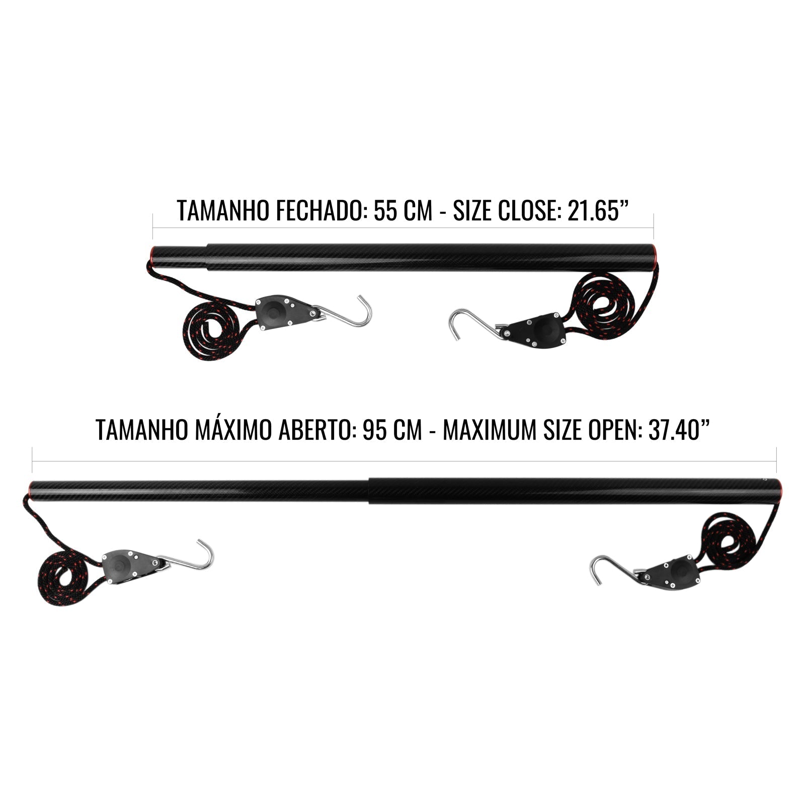 Support for carbon fiber rod - Fast PDR Tools