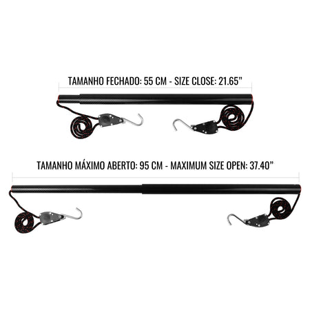 Support for carbon fiber rod - Fast PDR Tools