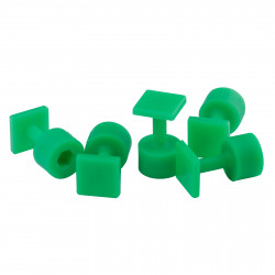 Kit 05 ventosas Laka quadrada 12mm verde Kit 05 ventosas Laka quadrada 12mm verde