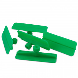 Kit 05 ventosas Laka retangular 80mm Kit 05 ventosas Laka retangular 80mm