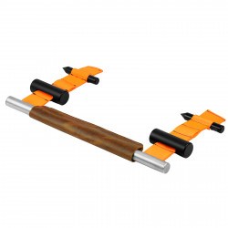 Suporte de Alavanca para janela com protetor de couro