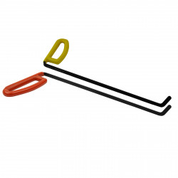 Kit haste espada com dobra para esquerda e para direita 27cm Kit haste espada com dobra para esquerda e para direita 27cm