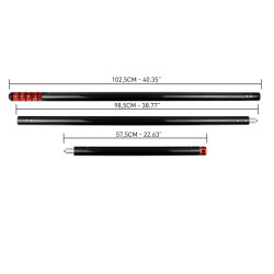 Hail King Rod - Cambão de fibra de carbono 2,5m [versão 2.0] 