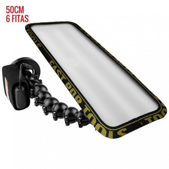 Luminária Hail PRO Light 2.0 (50 cm) 6 fitas com imã, bateria e suporte lateral Luminária Hail PRO Light 2.0 (50 cm) 6 fitas com imã, bateria e suporte lateral