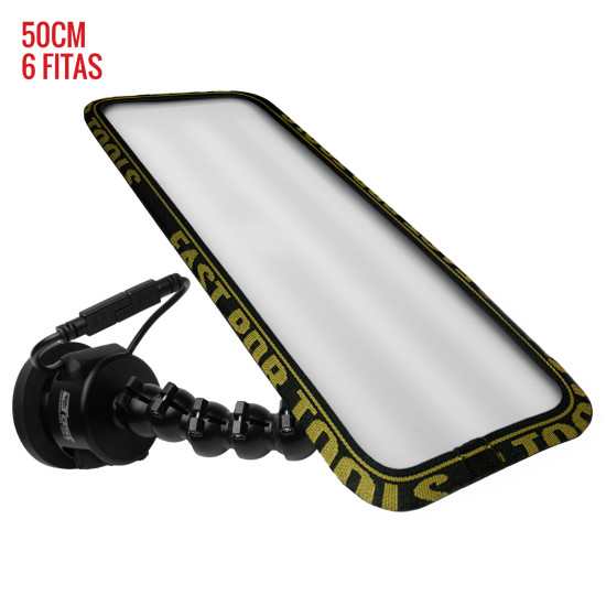 Luminária Hail PRO Light 2.0 (50 cm) 6 fitas com base magnética bateria