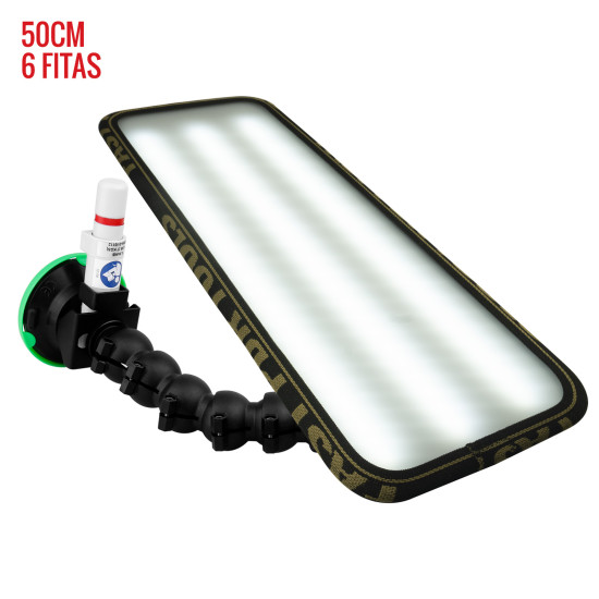 Luminária Hail PRO Light 2.0 (50 cm) 6 fitas com ventosa americana Luminária Hail PRO Light 2.0 (50 cm) 6 fitas com ventosa americana