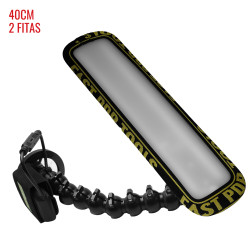 Luminária Slim PRO Light (40 cm) 2 fitas com imã, bateria e suporte lateral  Luminária Slim PRO Light (40 cm) 2 fitas com imã, bateria e suporte lateral