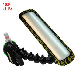 Luminária Slim PRO Light (40 cm) 2 fitas com ventosa americana, bateria e suporte lateral  Luminária Slim PRO Light (40 cm) 2 fitas com ventosa americana, bateria e suporte lateral