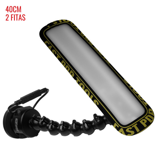 Luminária Slim PRO Light (40 cm) 2 fitas com base magnética bateria