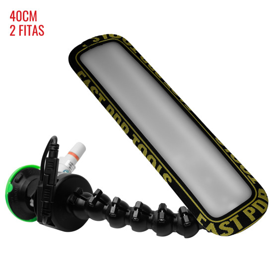 Luminária Slim PRO Light (40 cm) 2 fitas com ventosa americana bateria