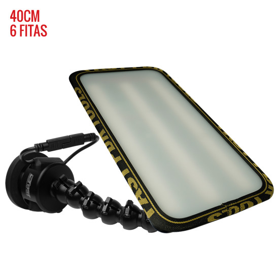 Luminária Street PRO Light (40 cm) 6 fitas com base magnética bateria