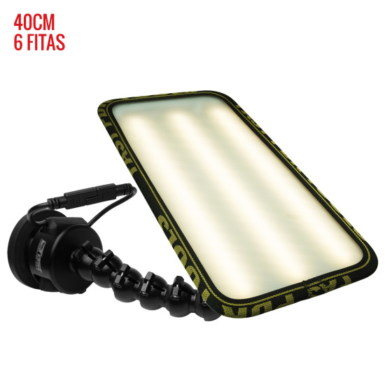 Luminária Street PRO Light (40 cm) 6 fitas com base magnética bateria