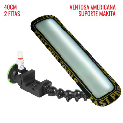 Luminária Slim PRO Light (40 cm) 2 fitas suporte Makita12v com ventosa americana Luminária Slim PRO Light (40 cm) 2 fitas suporte Makita12v com ventosa americana