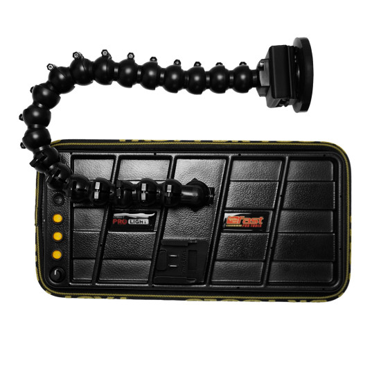 Street PRO Light (40 cm) 6 fitas - suporte embutido Makita 12v com base magnética