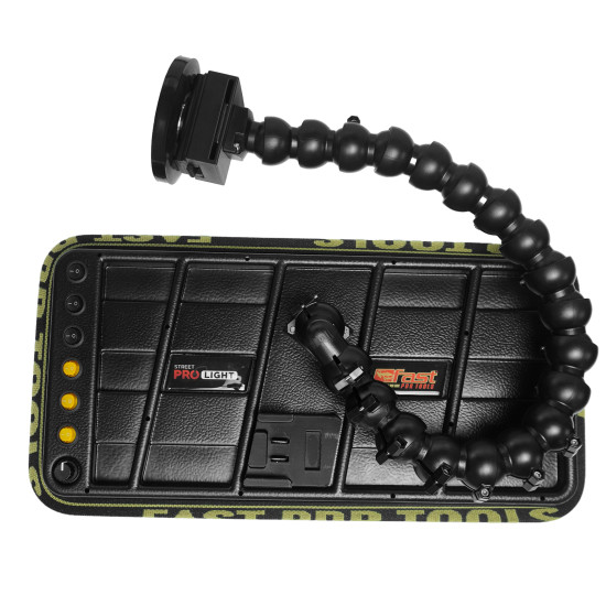 Luminária Street PRO Light (40 cm) 6 fitas - suporte embutido Makita 12v com base magnética Luminária Street PRO Light (40 cm) 6 fitas - suporte embutido Makita 12v com base magnética