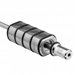 Repuxadeira de aço inox magnética com ponteira para cola fria e quente Repuxadeira de aço inox magnética com ponteira para cola fria e quente