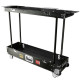 Case carrinho full black 32x105 cm
