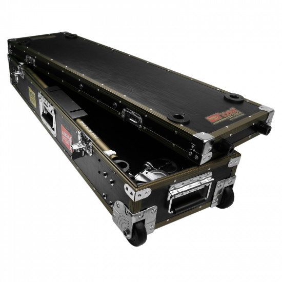 Case carrinho Preto com Bronze 32x105 cm