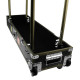 Case carrinho Preto com Bronze 32x105 cm