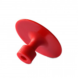 Ventosa Laka redonda vermelha lisa - unidade - 40 mm Ventosa Laka redonda vermelha lisa - unidade - 40 mm
