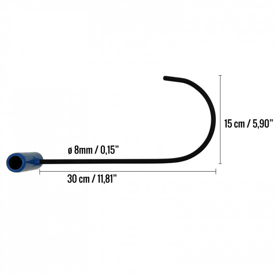 TGF50 - Alavanca street gancho fechado 50 cm x 8 mm