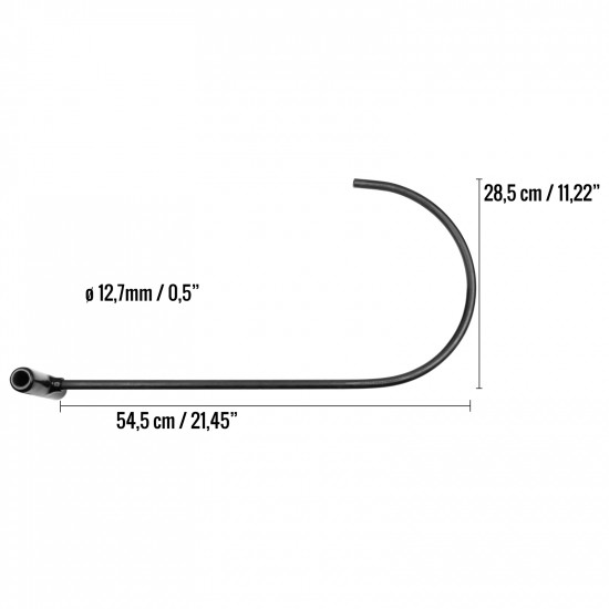 TGFR60 - Alavanca street roscada de paralama 60 cm x 12.7 mm