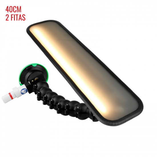 Luminária Slim PRO Light (40 cm) 2 fitas com ventosa americana