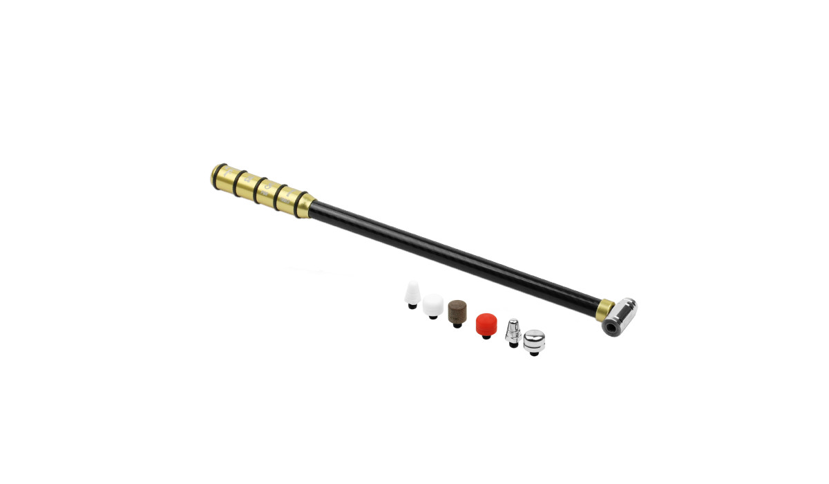 Kit Martelo super liga Intercambiável Telescópico Fibra de Carbono e ponteiras