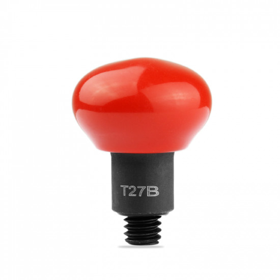 T27B Threaded Tip with Red Rubber Top