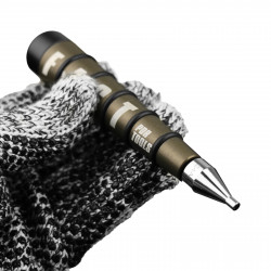 C4A Ponteira roscada cilindrica 4mm de aço super liga (chave de fenda) C4A Ponteira roscada cilindrica 4mm de aço super liga (chave de fenda)