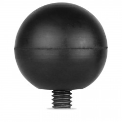 R35BP-R Ponteira roscada bala 12mm de plástico e ponteira de encaixe de borracha redonda R35BP-R Ponteira roscada bala 12mm de plástico e ponteira de encaixe de borracha redonda