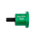 Cold Glue Aluminum Tab - 22mm - Green