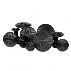 Kit ventosas Fast redonda preta com 10 unidades Kit ventosas Fast redonda preta com 10 unidades