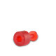 Ventosa Laka redonda lisa vermelha - unidade - 9 mm