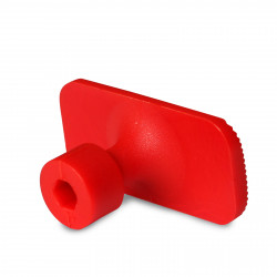 Ventosa Laka retangular vermelha - unidade -19x41 mm Ventosa Laka retangular vermelha - unidade -19x41 mm