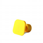 Kit 04 ventosas Laka quadradas amarelas