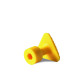 Ventosa Laka triangular amarela - unidade - 23 mm
